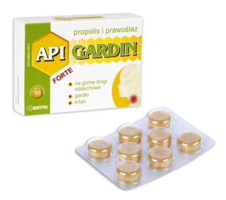 Propolis i prawoślaz - pastylki na gardło, krtań, kaszel, chrypkę