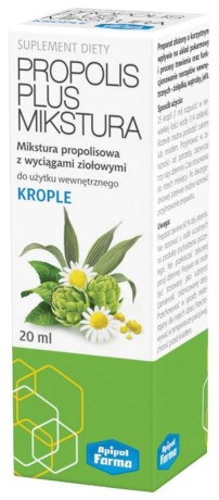 Propolis Plus Mikstura z ziołami krople 20ml