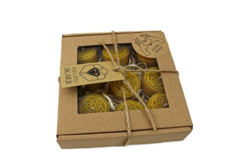 Zestaw Tealightów 9 Szt Z Ornamentem W Opakowaniu