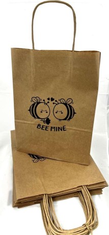 Torba papierowa duża BEE MINE pakiet 10szt