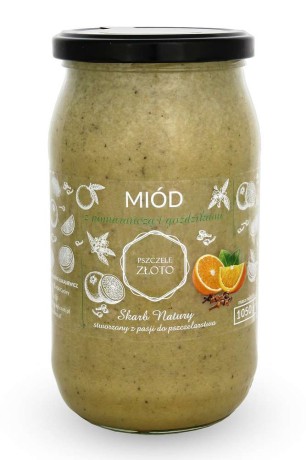 Miód z pomarańczą i goździkiem 1,05kg
