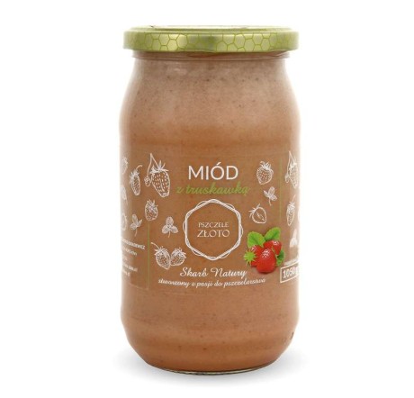 Miód z Truskawką 1,05kg