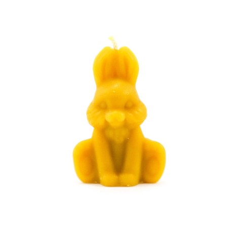 Świeca woskowa zajączek siedzący