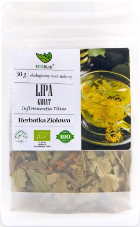 Herbatka Ziołowa Ekologiczny Susz Z Kwiatów Lipy 30g