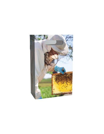 Torba papierowa prezentowa "Pszczelarz z ramką"