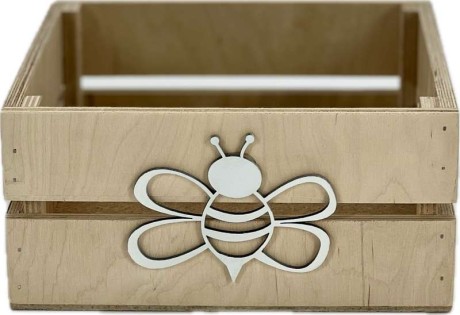 Skrzynka prezentowa 22x22cm Naturalna