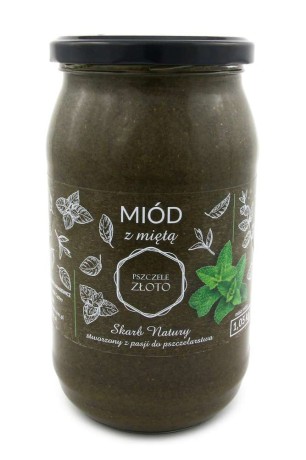 Miód z miętą 1,05 kg
