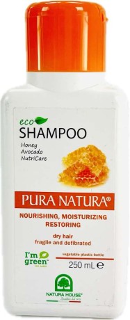 Szampon do włosów osłabionych do włosów słabych i rozdwajających się PURA NATURA