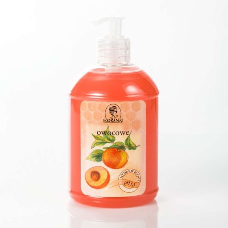 Mydło w płynie owocowe 0,5L z ekstraktem miodowym