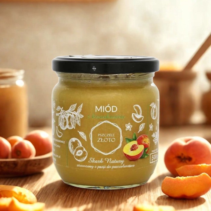 miód z brzoskwinią