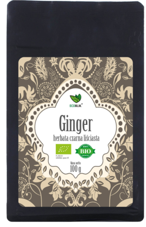 Herbata czarna liściasta GINGER 100g