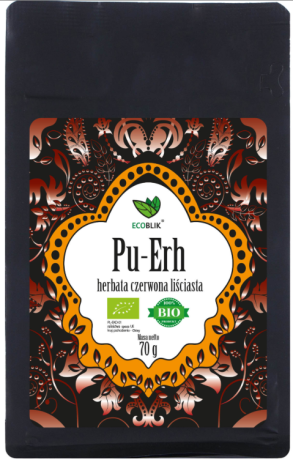 Herbata czerwona liściasta Pu-Erh 70g