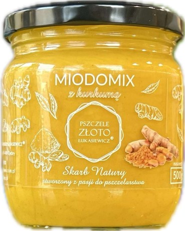 Miód (miodomix) z kurkumą 500g