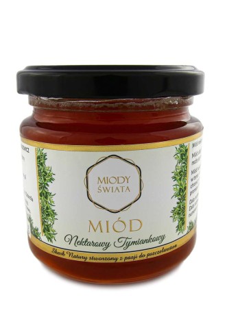 Miód Nektarowy Tymiankowy 250g Miody Świata