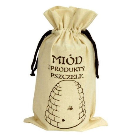 Woreczek ekologiczny na 1 słoik 900 lub 500 ml miód