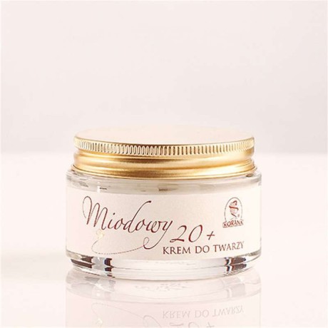 Miodowy krem do twarzy 20+